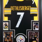 Ben Roethlisberger Autographed Signed Framed Pittsburgh Steelers Jersey FANATICS