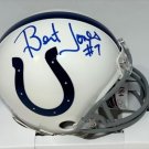 Bert Jones Autographed Signed Baltimore Colts Mini Helmet JSA COA