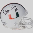 Bernie Kosar Autographed Signed Miami Hurricanes Mini Helmet JSA