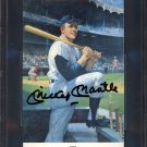 Mickey Mantle Yankees Autographed Signed Promo Ad Card BECKETT