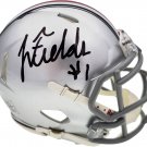 Justin Fields Autographed Signed Ohio State Buckeyes Mini Helmet BECKETT