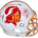 Sapp Brooks Lynch Signed Autographed Tampa Bay Buccaneers Proline Helmet BECKETT