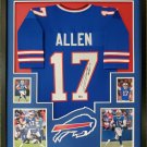 Josh Allen Autographed Signed Framed Buffalo Bills Jersey BECKETT