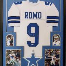 Tony Romo Autographed Signed Framed Dallas Cowboys Jersey JSA