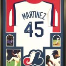 Pedro Martinez Autographed Signed Framed Montreal Expos Jersey JSA