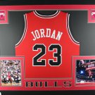 Michael Jordan Framed Chicago Bulls Jersey