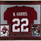 Najee Harris Autographed Signed Framed Alabama Jersey BECKETT
