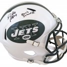 Darrelle Revis Autographed Signed New York Jets FS Helmet BECKETT