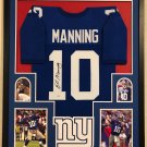 Eli Manning Autographed Signed Framed New York Giants Nike Jersey FANATICS