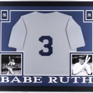 Babe Ruth Framed New York Yankees Framed Jersey