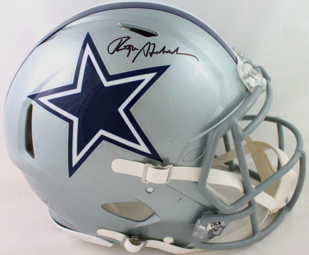 Roger Staubach Signed Autographed Dallas Cowboys FS Proline Helmet JSA