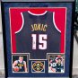 Nikola Jokic Signed Autographed Framed Denver Nuggets Jersey JSA