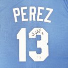 Salvador Perez Autographed Signed Kansas City Royals Nike Jersey BECKETT