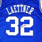 Christian Laettner Autographed Signed Duke Blue Devils Jersey JSA