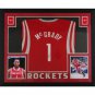 Tracy McGrady Autographed Signed Houston Rockets Framed Jersey BECKETT