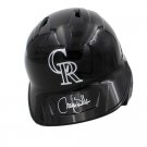 Larry Walker Signed Autographed Colorado Rockies Batting Helmet BECKETT