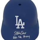 Steve Sax Autographed Signed Los Angeles Dodgers Batting Helmet SCHWARTZ