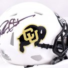 Deion Sanders Autographed Signed Colorado Buffaloes Mini Helmet BECKETT