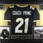 Deion Sanders Autographed Signed Framed Colorado Buffaloes Jersey BECKETT