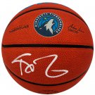 Kevin Garnett Autographed Signed Minnesota Timberwolves Logo Basketball SCHWARTZ