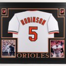 Brooks Robinson Signed Autographed Framed Baltimore Orioles Jersey JSA
