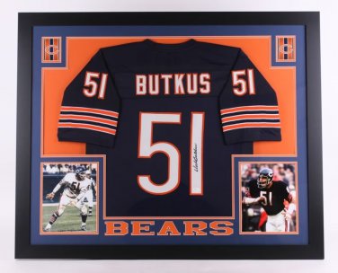 Dick Butkus Autographed Signed Framed Chicago Bears Jersey BECKETT