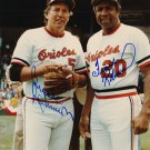 Brooks Robinson & Frank Robinson Signed Autographed Orioles 8x10 Photo PSA