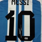 Lionel Leo Messi Autographed Signed Argentina Soccer Jersey BECKETT