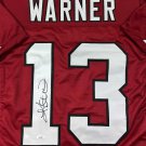 Kurt Warner Autographed Signed Arizona Cardinals Jersey JSA