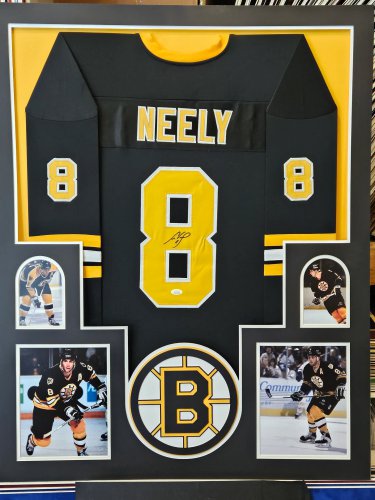 Cam Neely Autographed Signed Framed Boston Bruins Jersey JSA