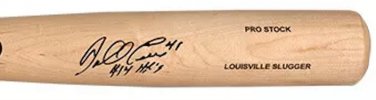 Darrell Evans Detroit Tigers Signed Autographed Baseball Bat SS COA