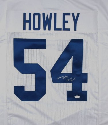 Chuck Howley Autographed Signed Dallas Cowboys Jersey JSA COA