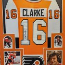 Bobby Clarke Autographed Signed Framed Philadelphia Flyers Jersey JSA COA