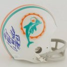 Paul Warfield Signed Autographed Miami Dolphins TB Mini Helmet JSA COA