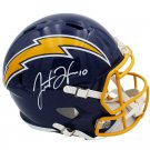 Justin Herbert Autographed Signed Los Angeles Chargers Helmet FANATICS