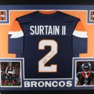 Patrick Surtain II Autographed Signed Framed Denver Broncos Jersey JSA