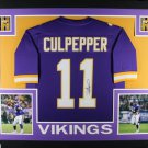 Daunte Culpepper Autographed Signed Framed Minnesota Vikings Jersey JSA