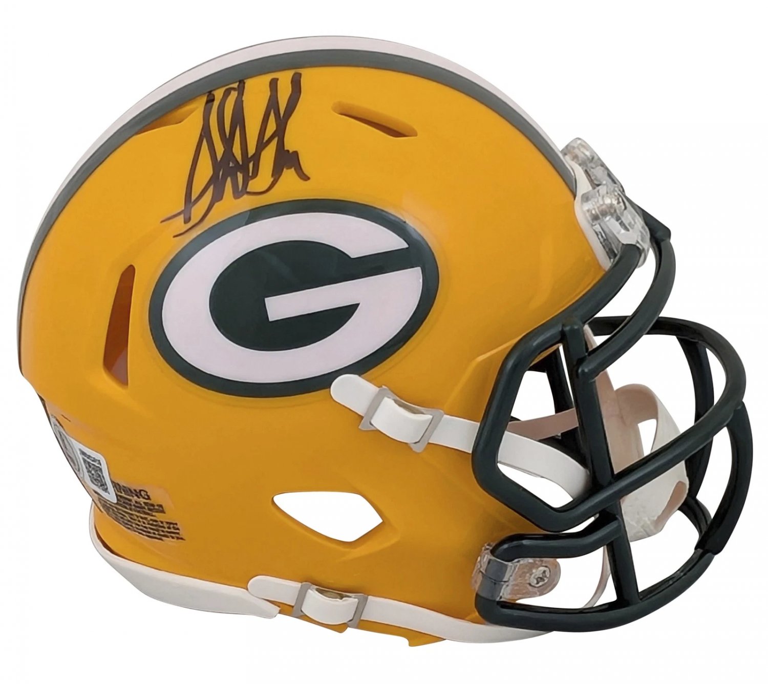 Sterling Sharpe Autographed Signed Green Bay Packers Mini Helmet BECKETT