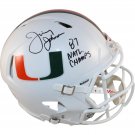 Jimmy Johnson Autographed Signed Miami Hurricanes FS Proline Helmet BECKETT