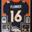 Jake Plummer Signed Autographed Framed Denver Broncos Jersey SCHWARTZ COA