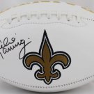 Archie Manning Autographed Signed New Orleans Saints Logo Football FANATICS