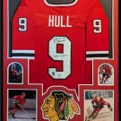 Bobby Hull Signed Autographed Chicago Blackhawks Framed Jersey JSA COA
