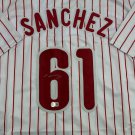 Cristopher Sanchez Autographed Signed Philadelphia Phillies Jersey BECKETT