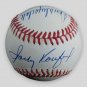 Koufax & Drysdale Dodgers Autographed Signed Baseball JSA COA