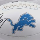 Calvin Johnson Autographed Signed Detroit Lions Logo Football BECKETT