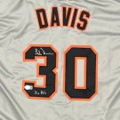 Chili Davis Signed Autographed San Francisco Giants Jersey BECKETT