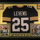 Dorsey Levens Autographed Signed Framed Green Bay Packers Jersey BECKETT