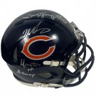 Mike Singletary & Dan Hampton Signed Autographed Chicago Bears Mini Helmet BECKETT