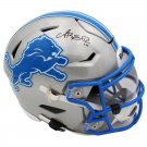 Amon-Ra St. Brown Autographed Signed Detroit Lions Mid-Size Midi Helmet BECKETT