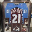 Peter Forsberg Autographed Signed Framed Colorado Avalanche Jersey BECKETT